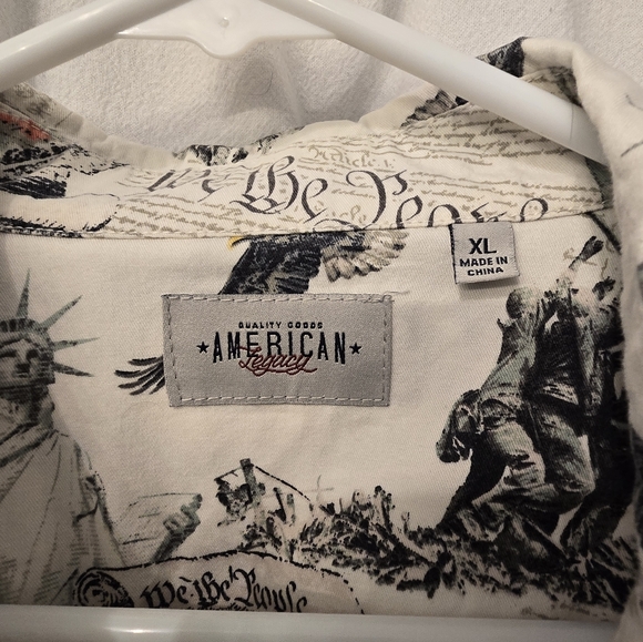 American Rag Graphic Print Shirt Mens Xl - Picture 2 of 4